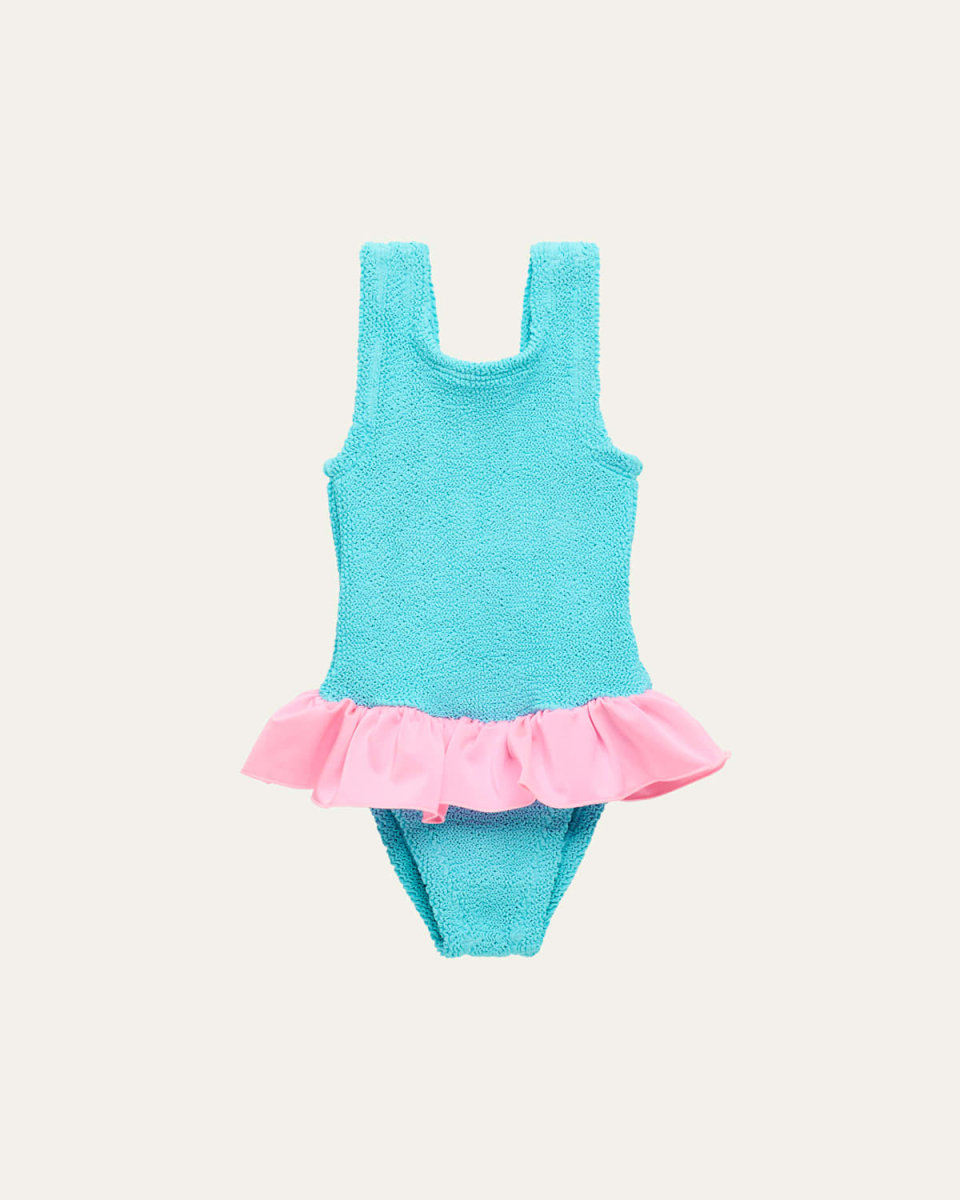 Girl's Duo Denise One-Piece Swimsuit, Size 3-6